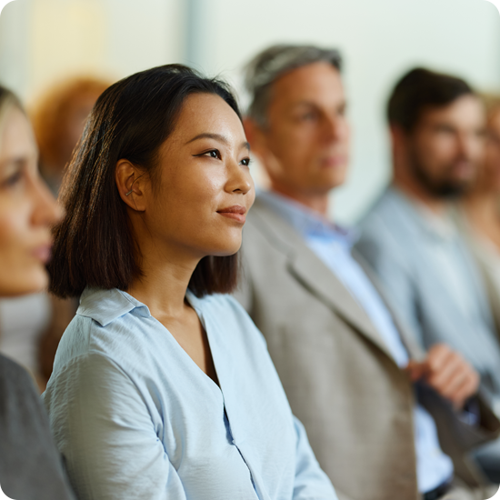 Group of people in a learning environment